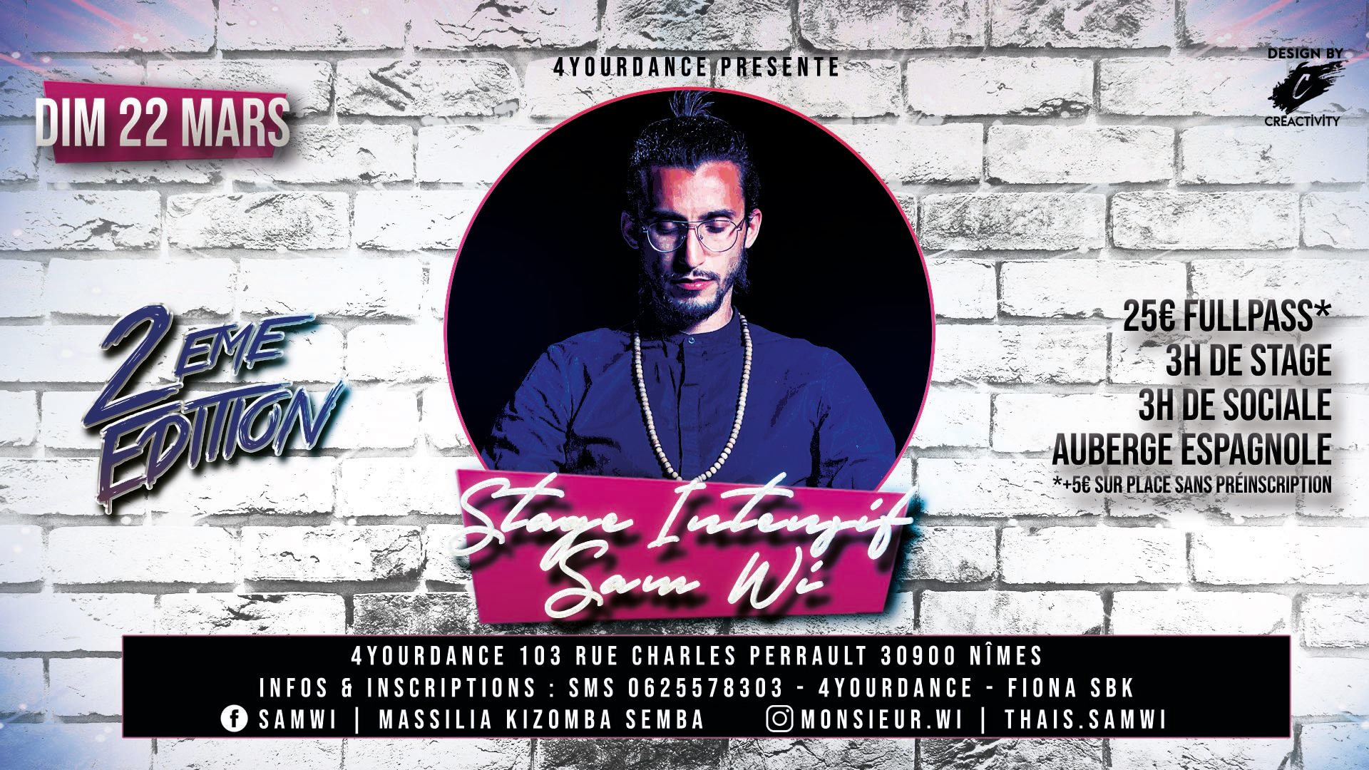 Stage Intensif SamWi - Sociale Kizomba - 4YourDance