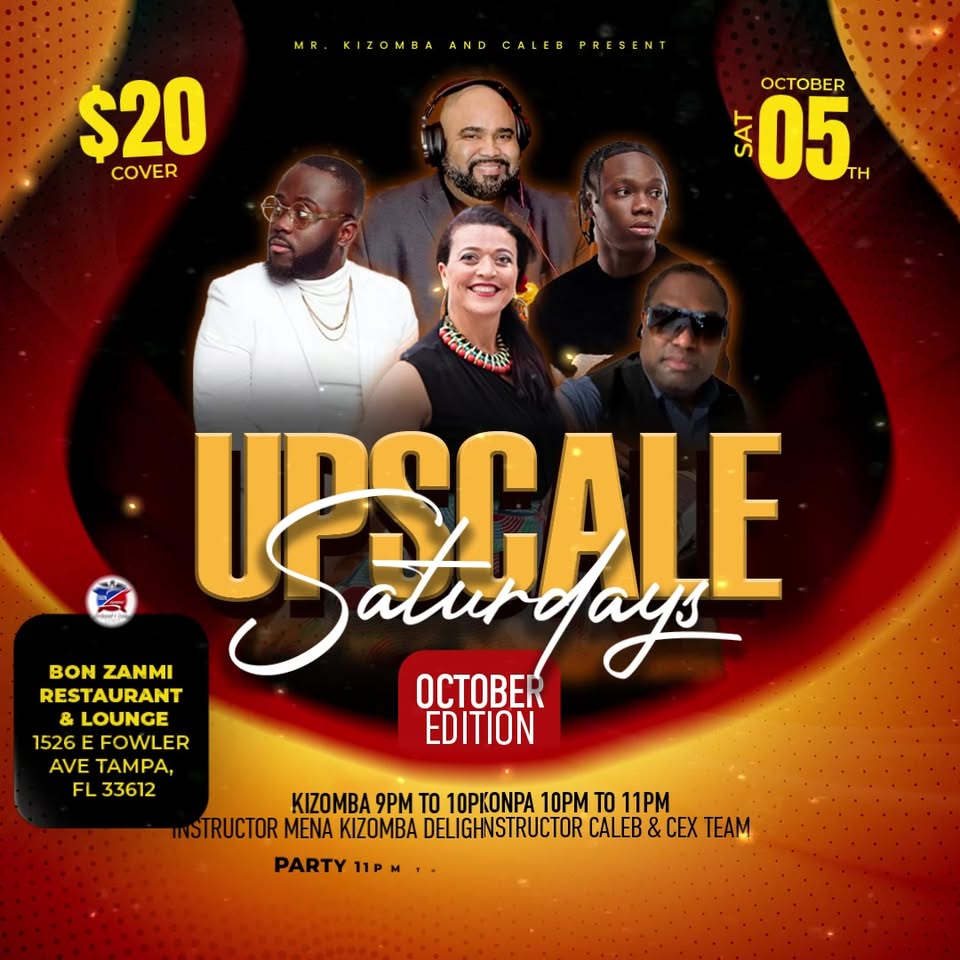Upscale Saturdays at Bon Zanmi Restaurant & Lounge Tampa