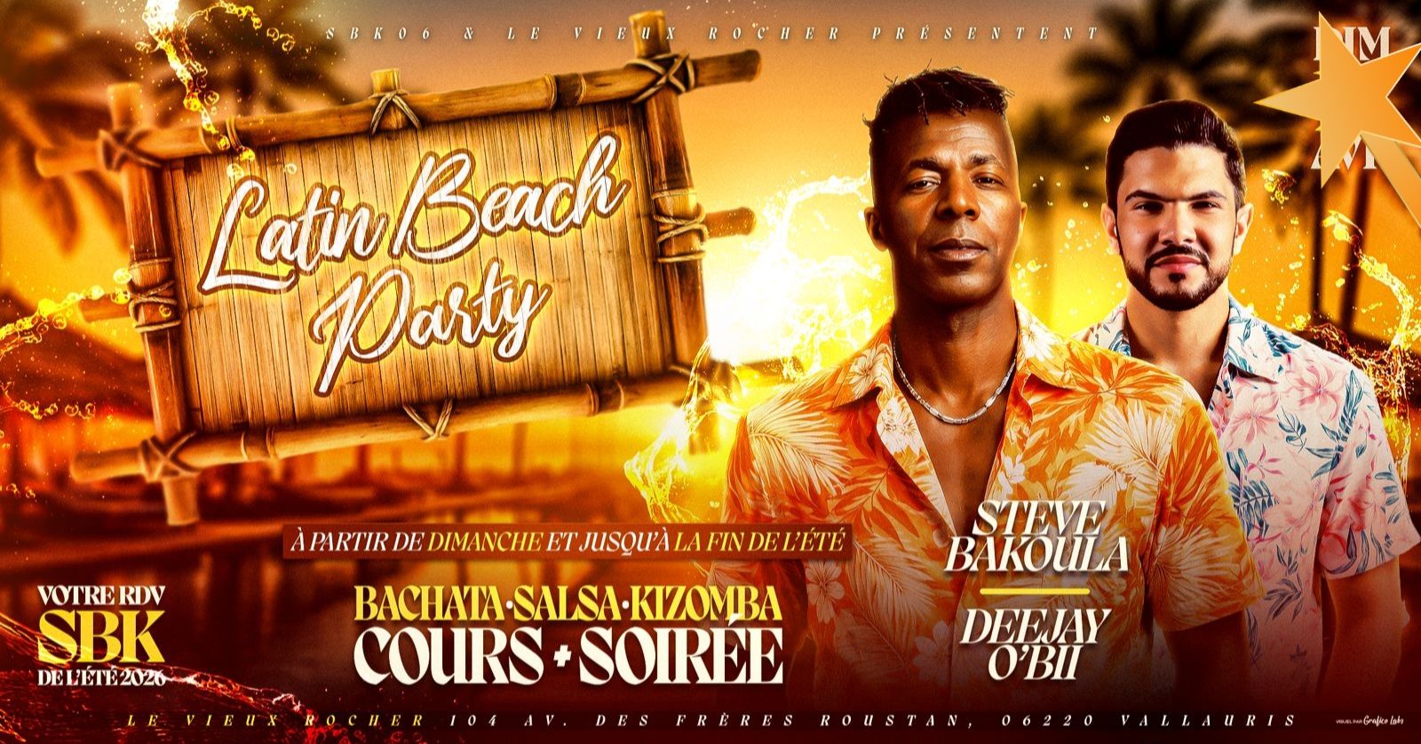 Latin Beach party au Vieux Rocher