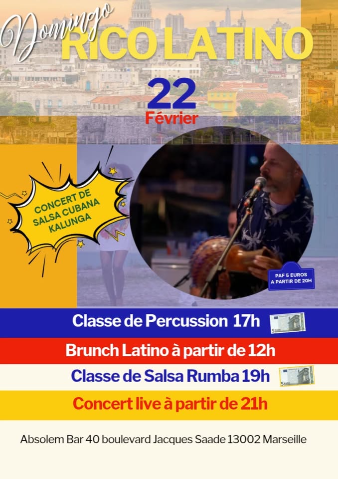 Domingo Rico Latino spécial Salsa Cubana