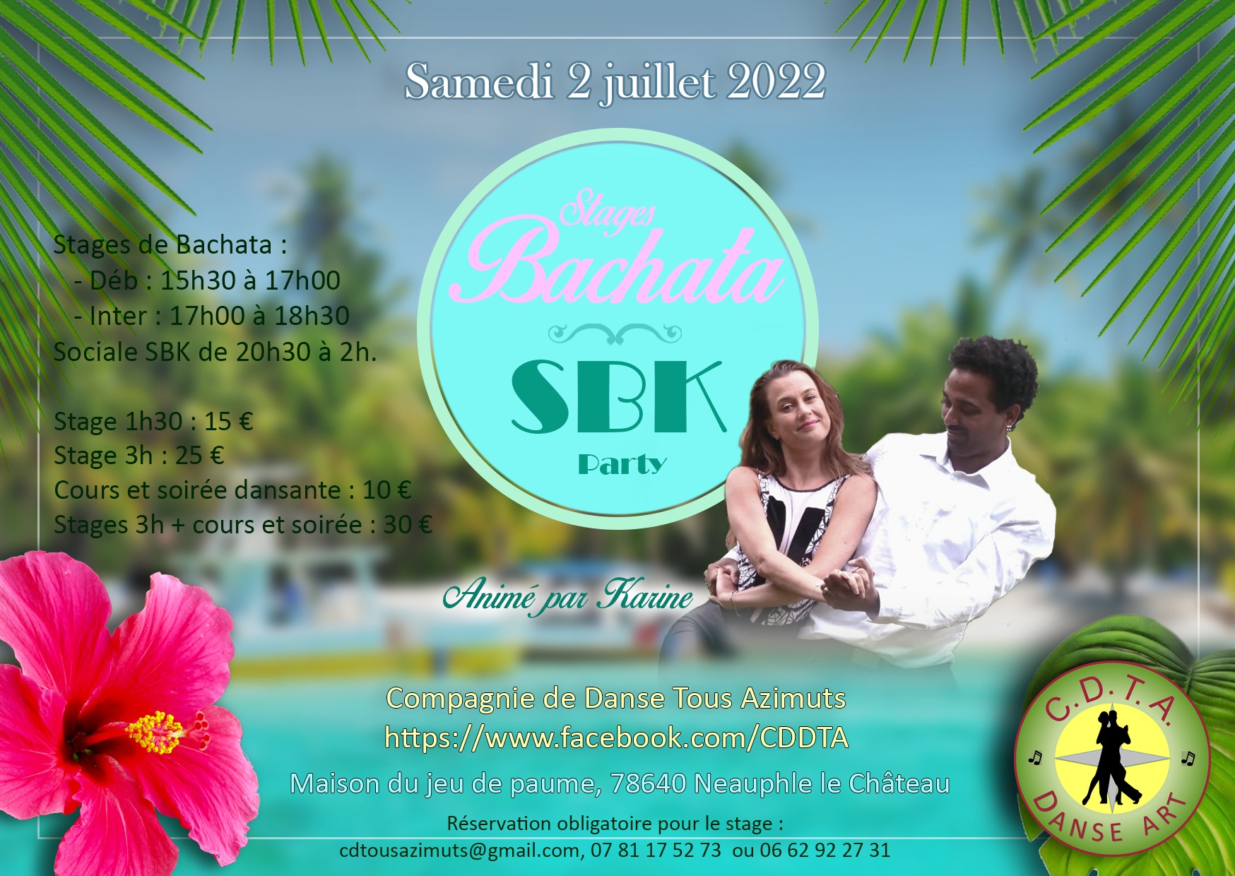 Stage, cours Bachata et soirée SBK