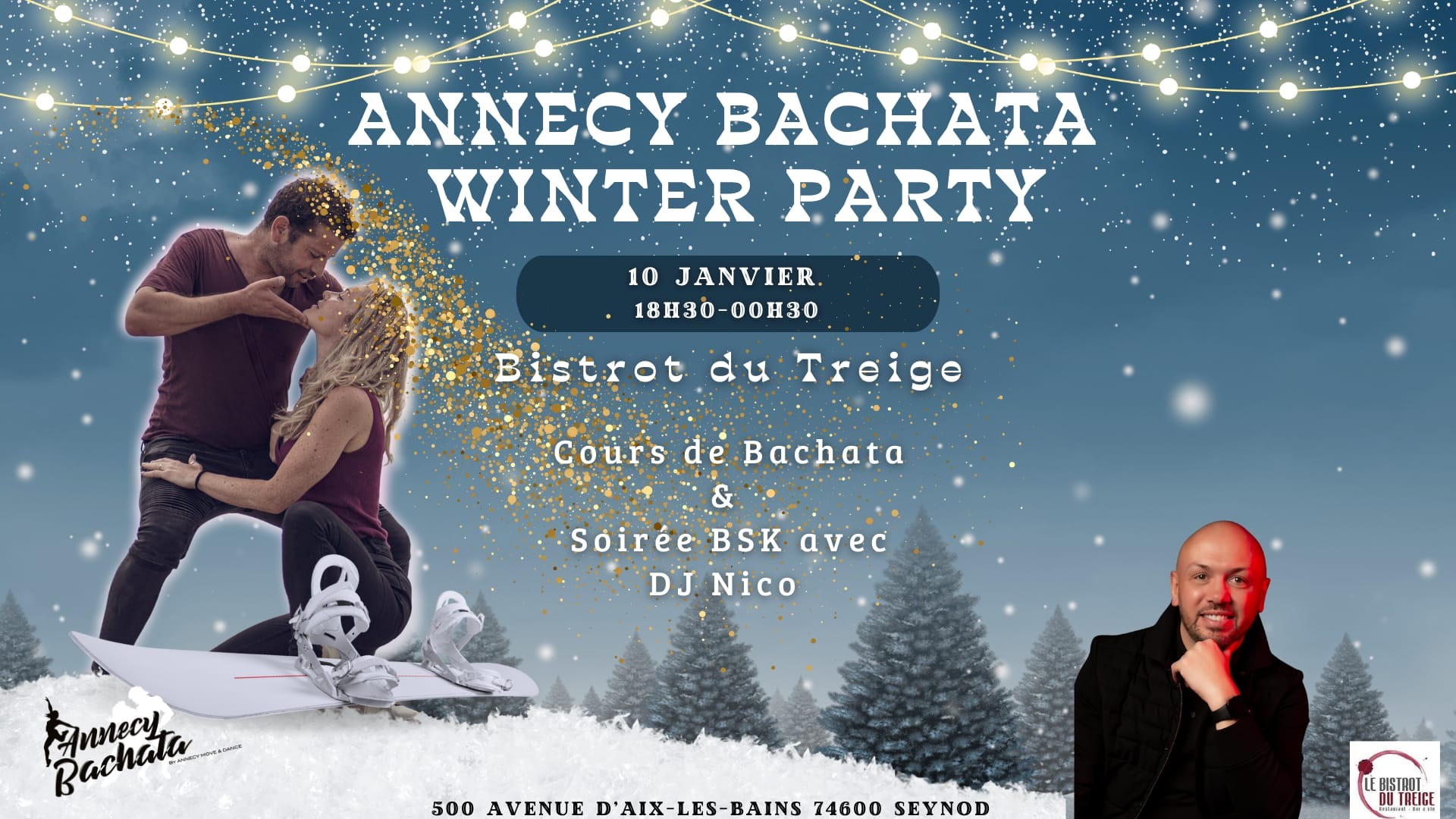 Annecy Bachata Winter Party au Treige