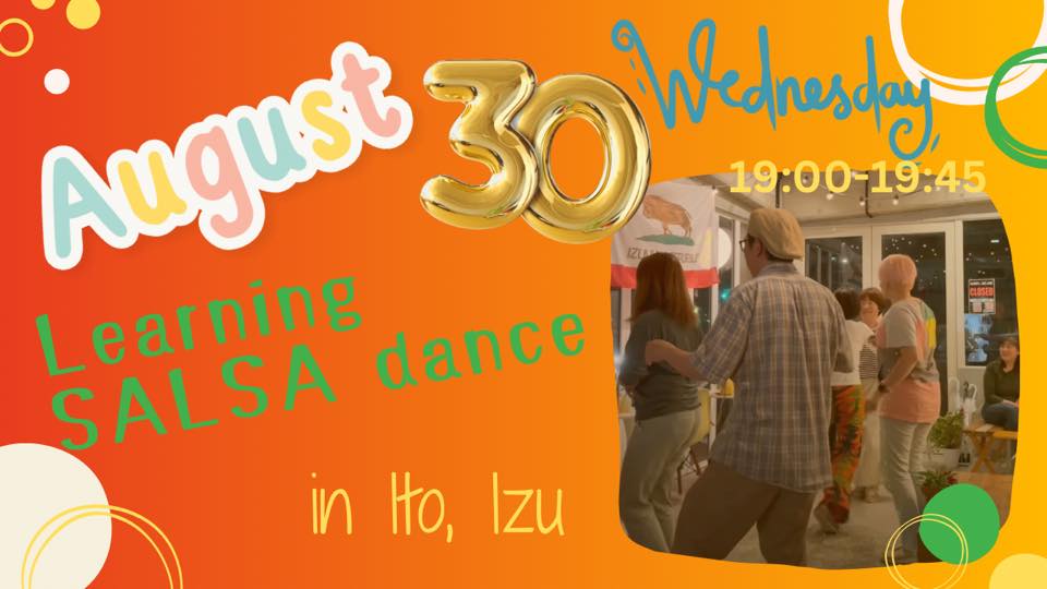 Salsa lesson in 伊東温泉 vol.2