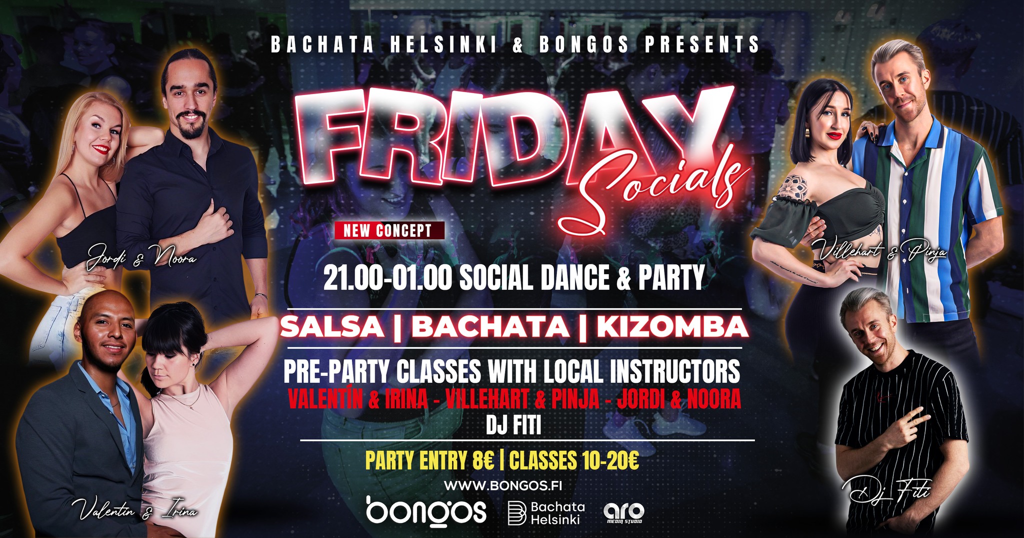 Bongos Social Dance Helsinki - Salsa Bachata Kizomba