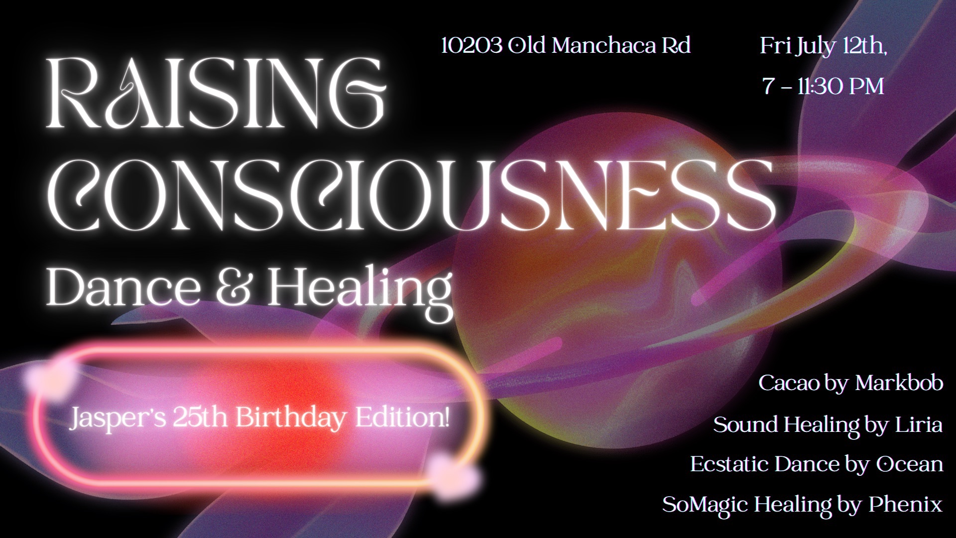 Raising Consciousness Ecstatic Dance, Cacao & Healing