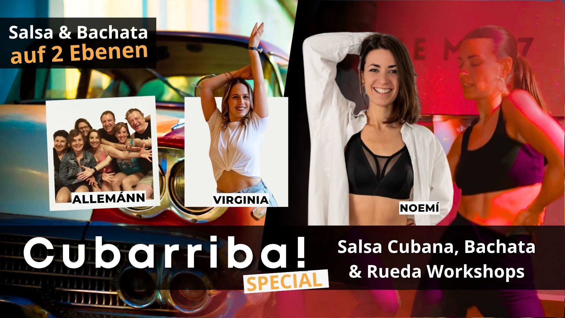 Cubarriba! Bachata, Salsa Cubana & Rueda Workshops