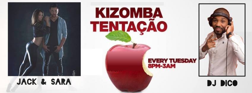 Tentação Weekly Kizomba & Palop Night Classes With Jack & Sara