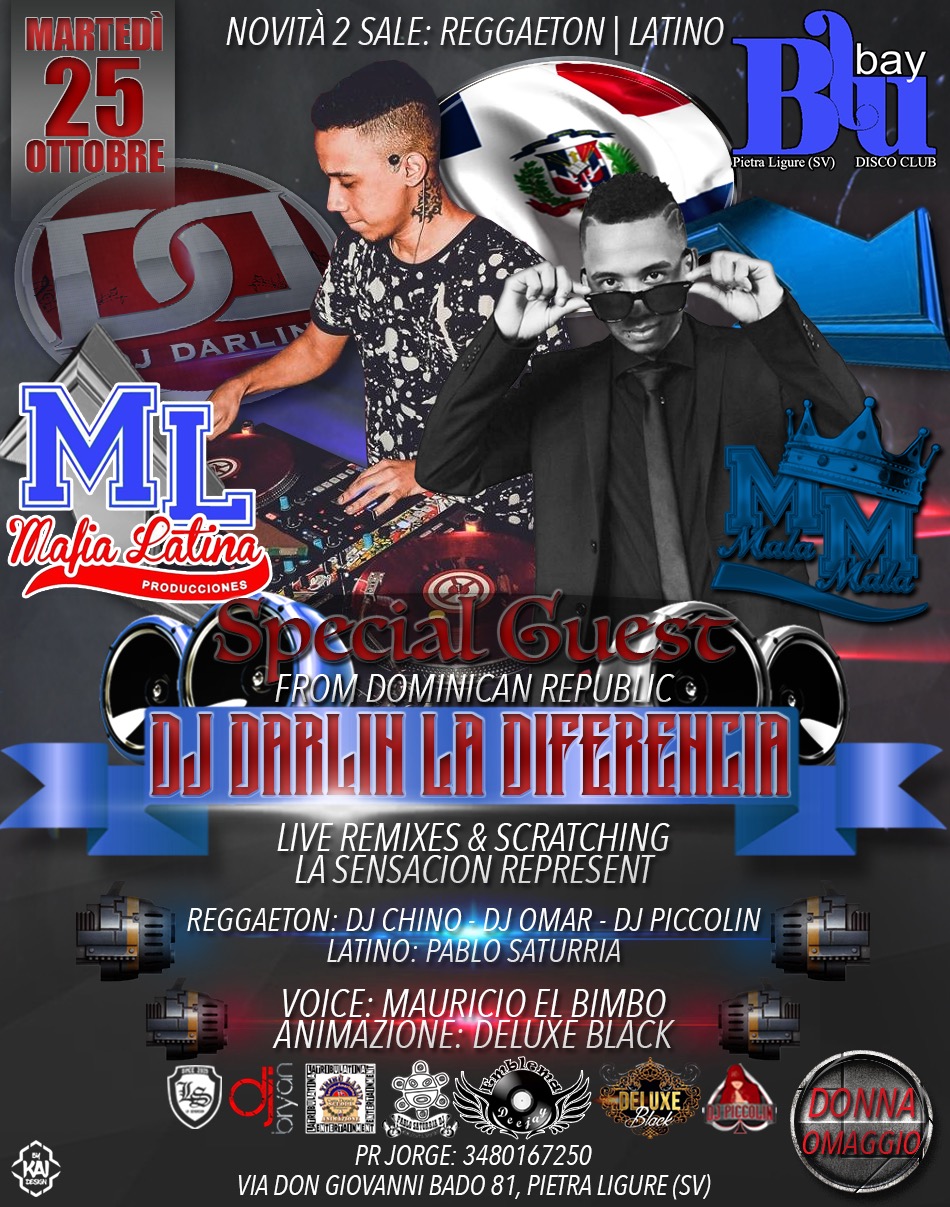 ANTEPRIMA DI HALLOWEN. SPECIAL GUEST DJ DARLIN FROM R.D