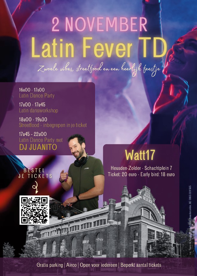 Latin Fever Thé Dansant - Sunday Salsa Party met Dj Juanito & Streetfood