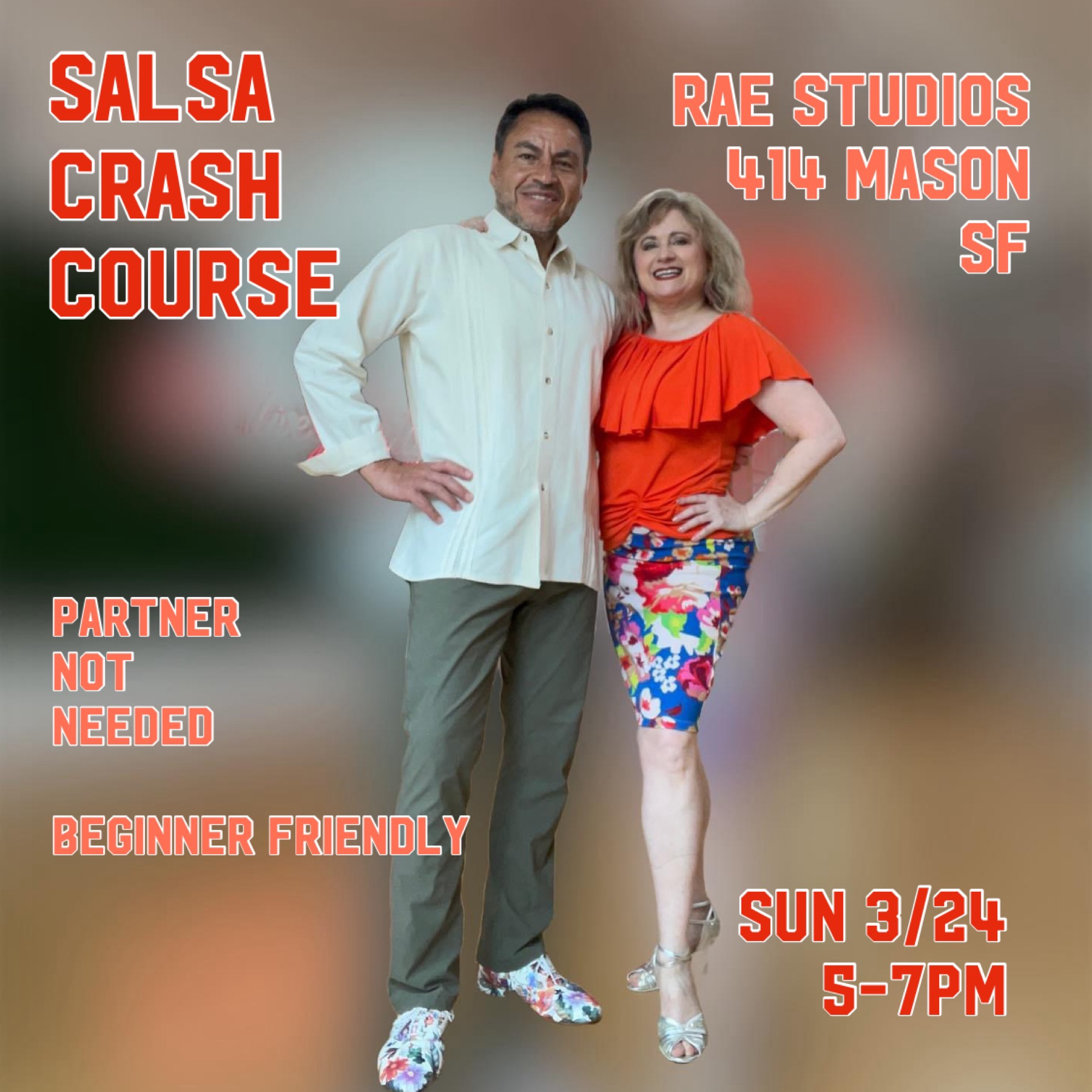 SALSA CRASH COURSE w Ava & Rodolfo TODAY