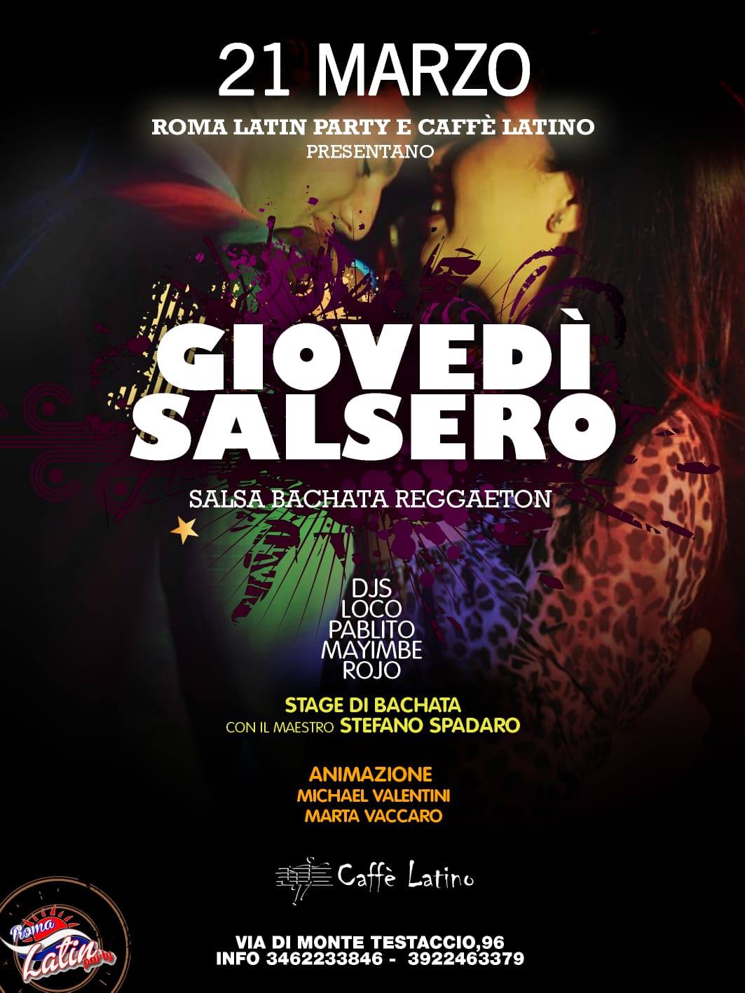Salsa e Bachata - Caffè Latino di Roma Testaccio