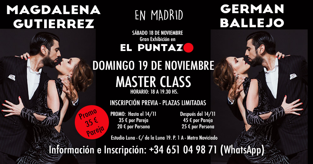 MAGDALENA GUTIÉRREZ & GERMÁN BALLEJO EN MADRID