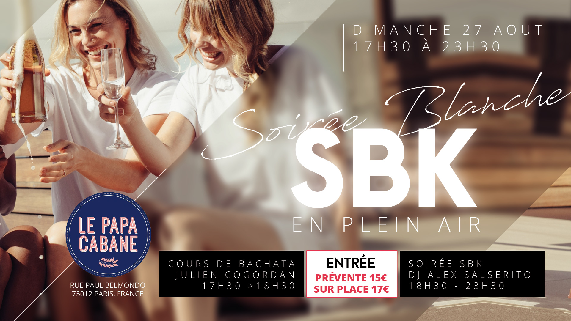 Soirée Blanche - Salsa Bachata Kizomba by SALSANUEVA