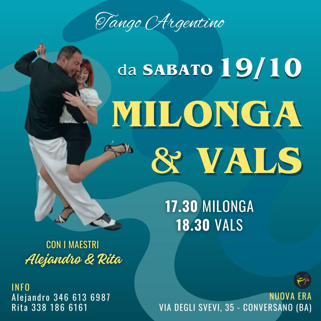 CORSO DI MILONGA & VALS