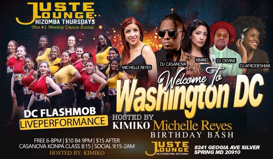 KIZOMBA THURSDAYS::WASHINGTON DC'S #1 DANCE SOCIAL