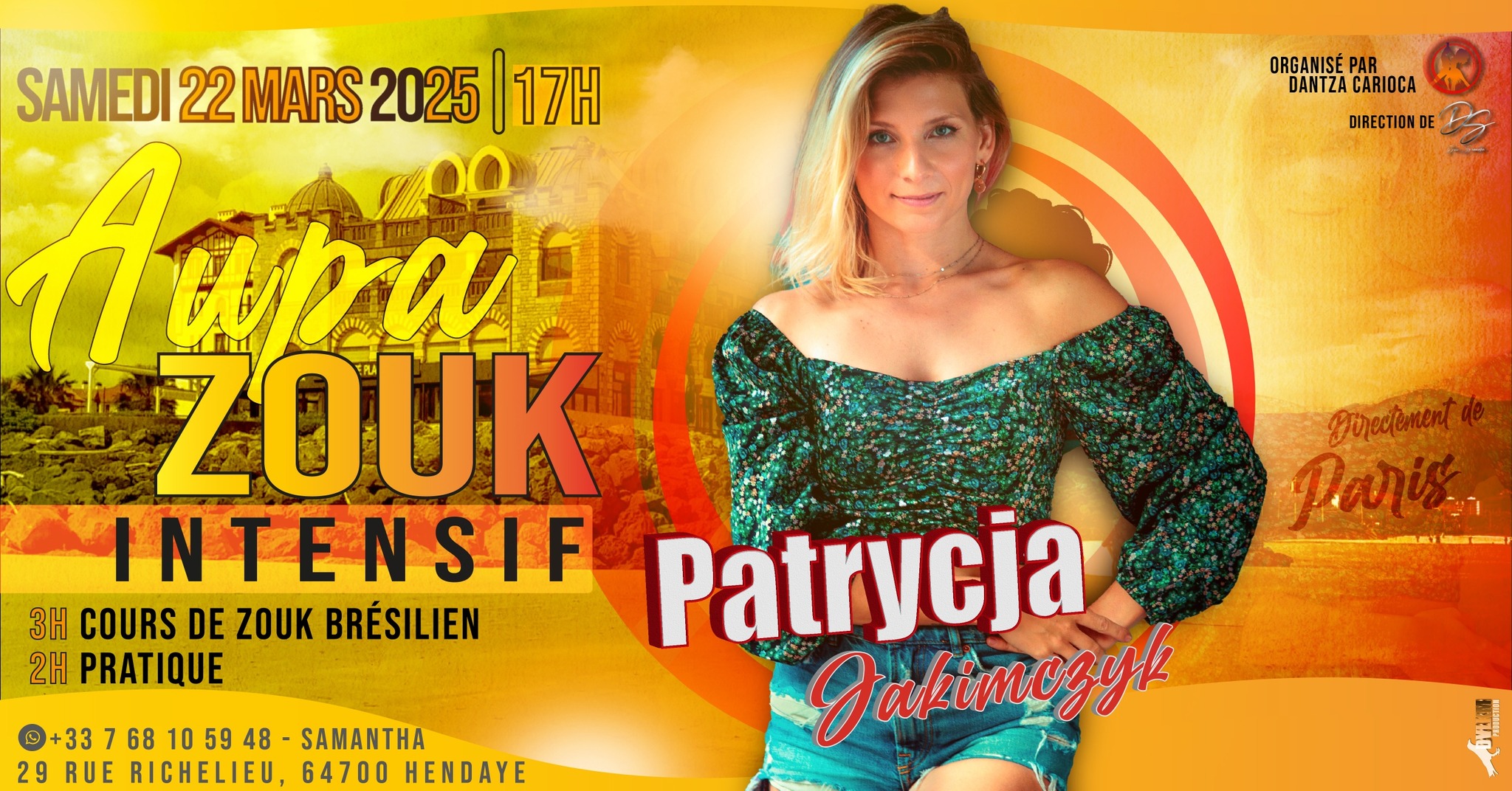 AUPA ZOUK BRÉSILIEN avec PATRYCJA JAKIMCZY