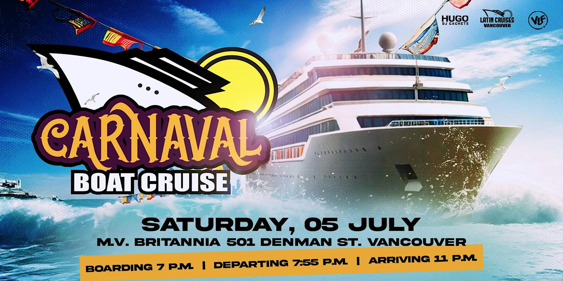 Latin Cruises 4 CARNAVAL Boat Party 2025