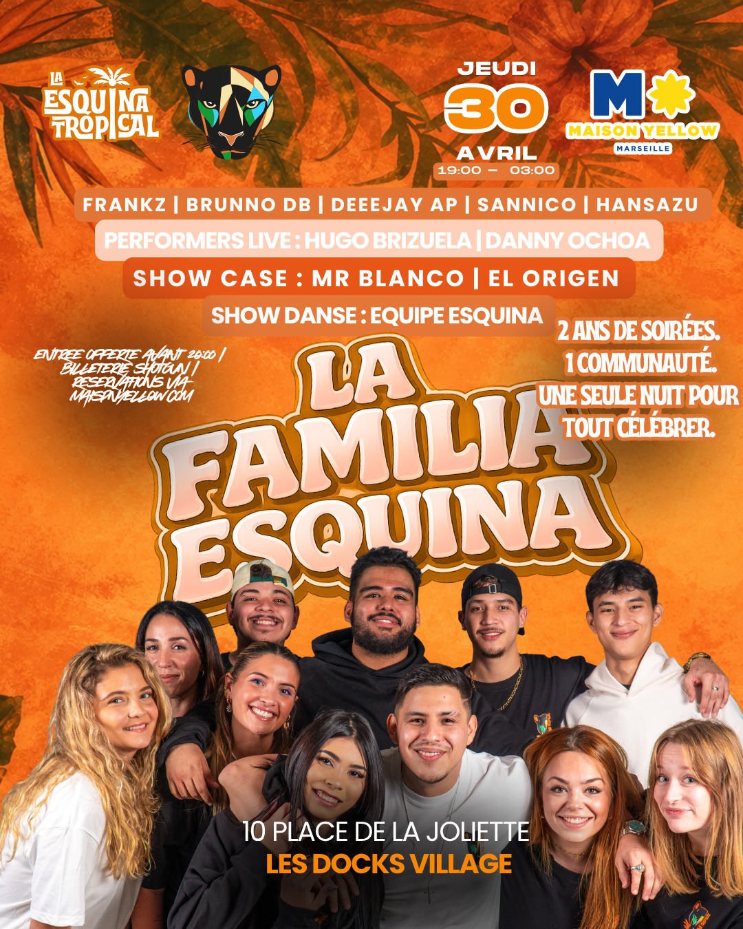 ANNIVERSAIRE LA ESQUINA TROPICAL
