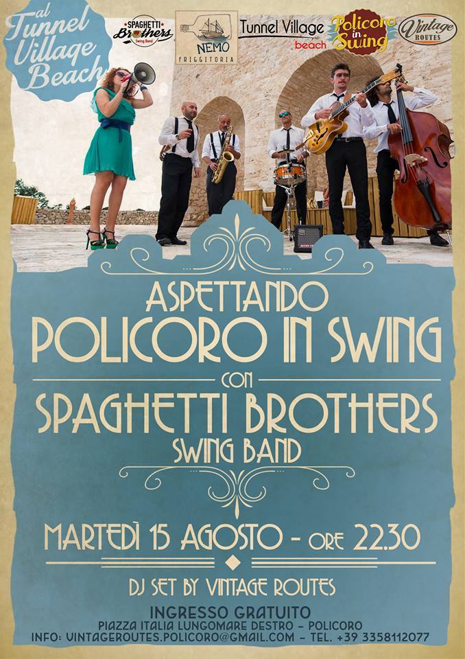 Aspettando Policoro in Swing con gli Spaghetti Brothers