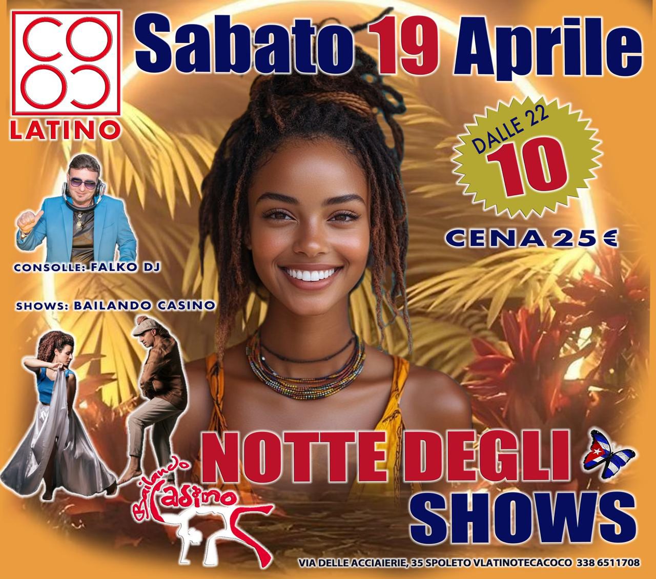 Coco Latino NOTTE degli SHOWS