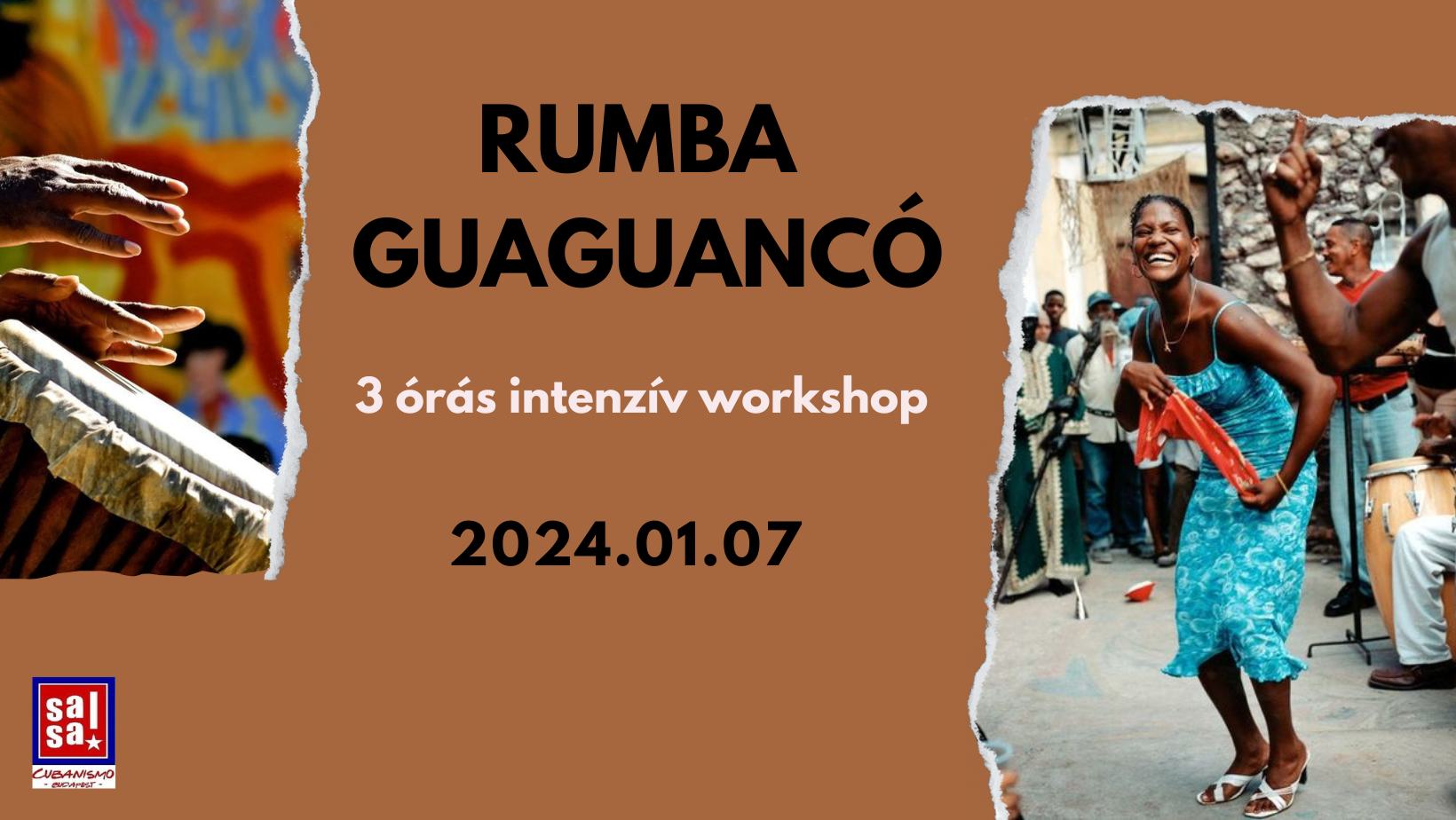 Rumba Guaguancó - Stílusépítő intenzív páros afro-kubai táncdélután, salsásoknak!