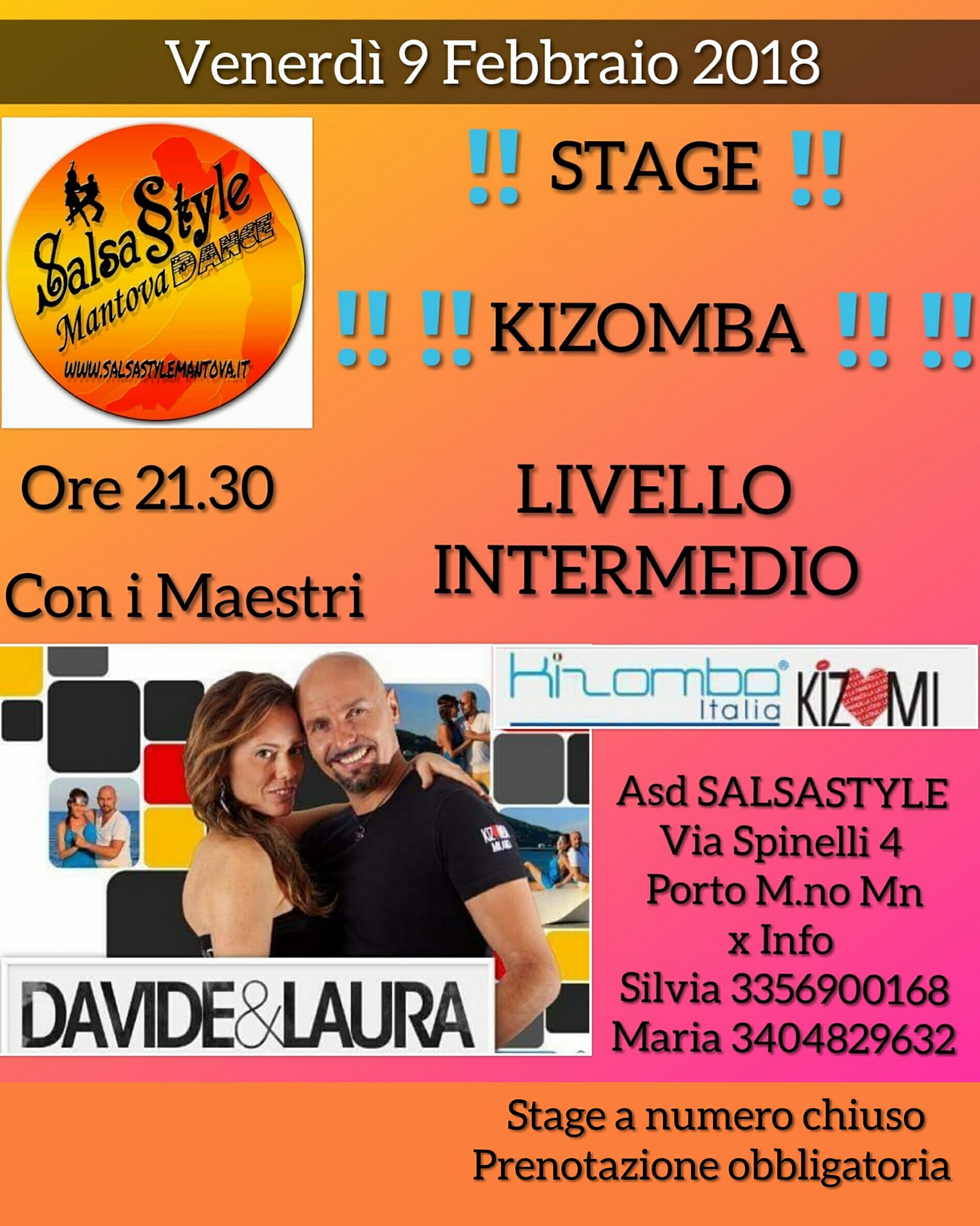 Davide e Laura - KIZMI - Stage KIZOMBA