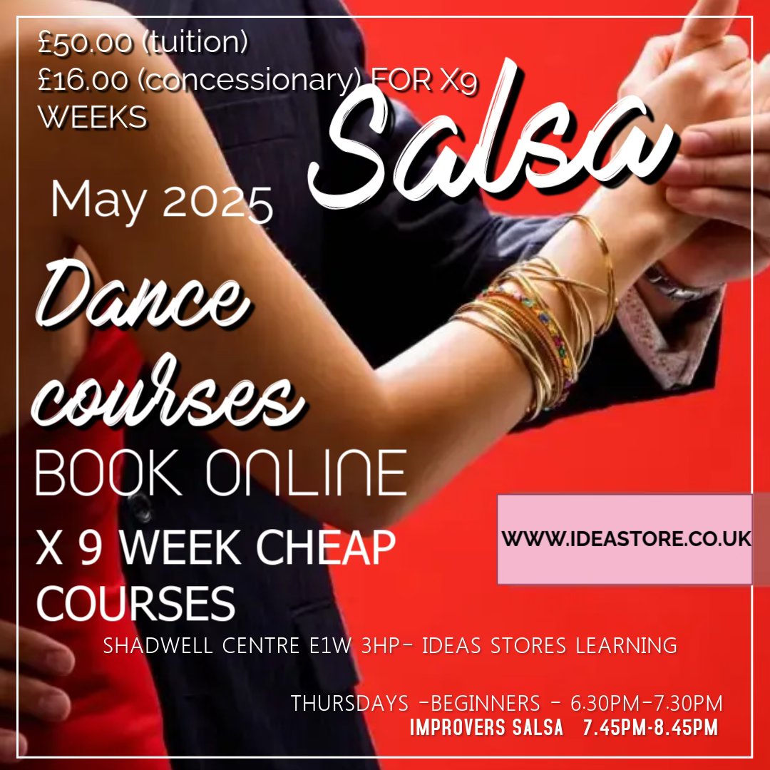 BEGINNERS or IMPROVERS SALSA DANCE CLASSES