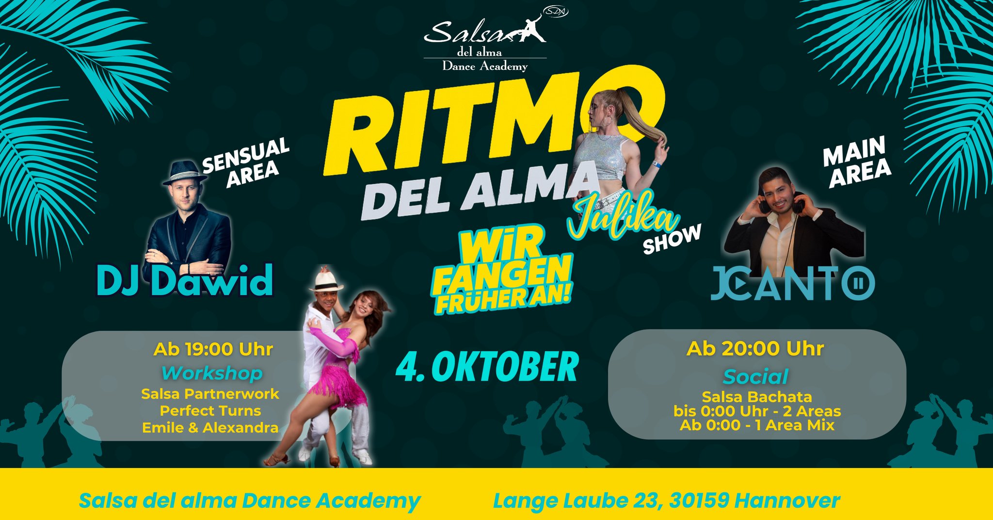 Ritmo del alma 2 Areas Salsa Bachata Kizomba & Zouk Hannover
