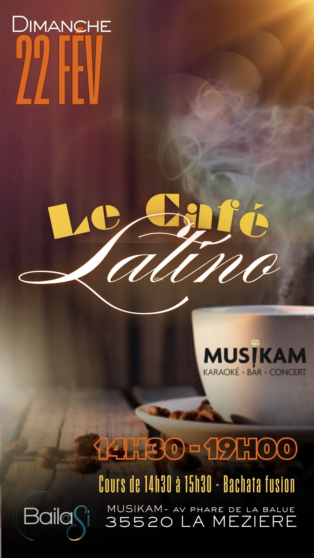 Café Latino - salsa & bachata chill le dimanche