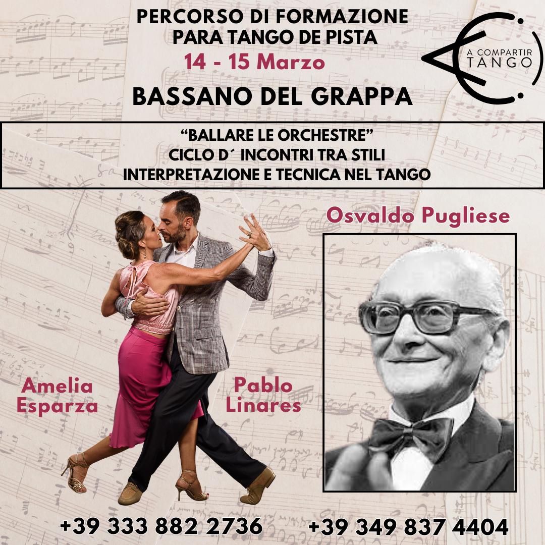 'BALLARE L'ORCHESTRA DI OSVALDO PUGLIESE' con Amelia Esparza e Pablo Linares
