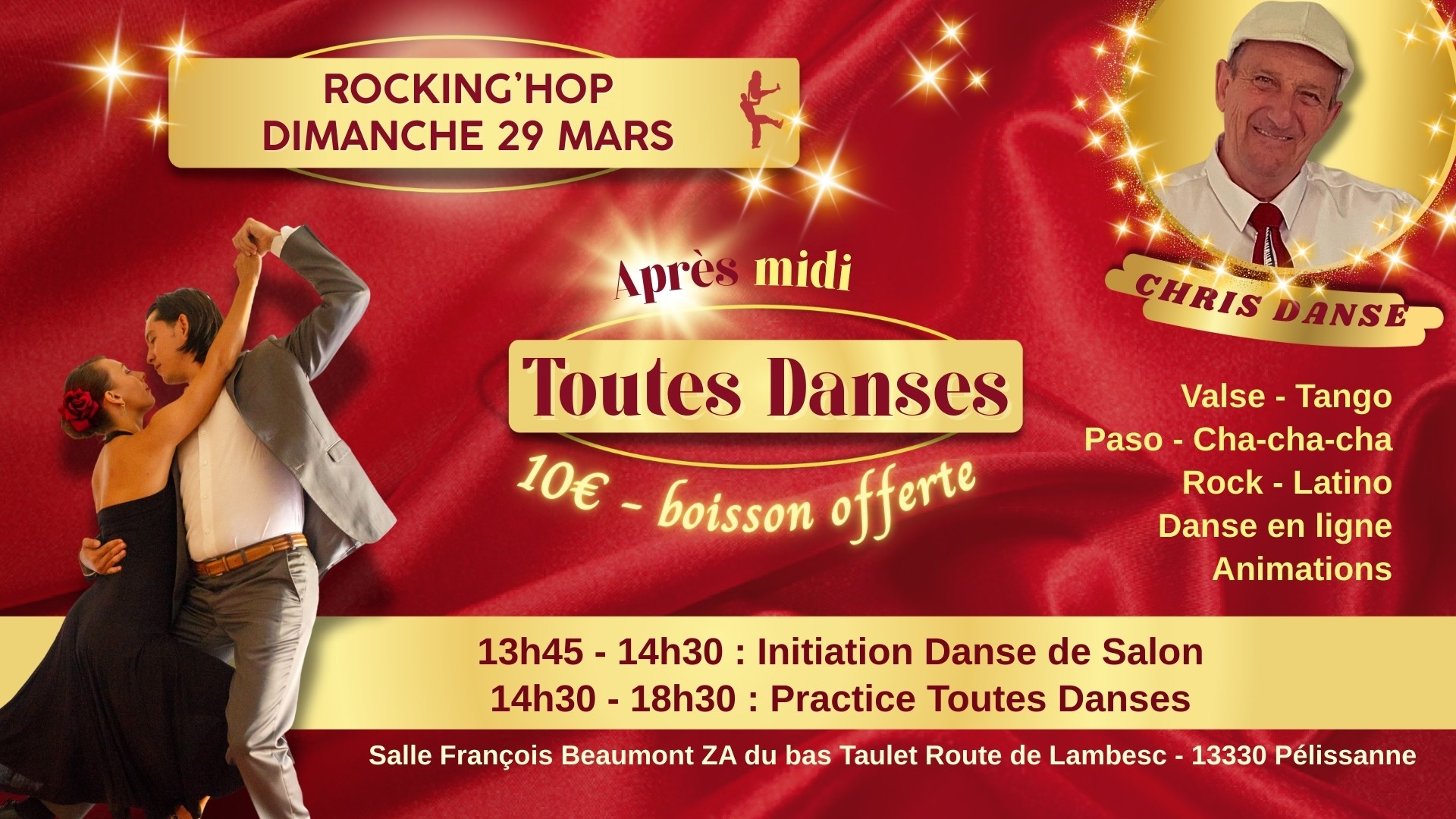 Après-midi Toutes Danses dimanche 25 janvier
