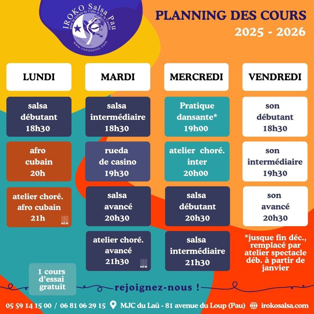 Reprise des cours IROKO