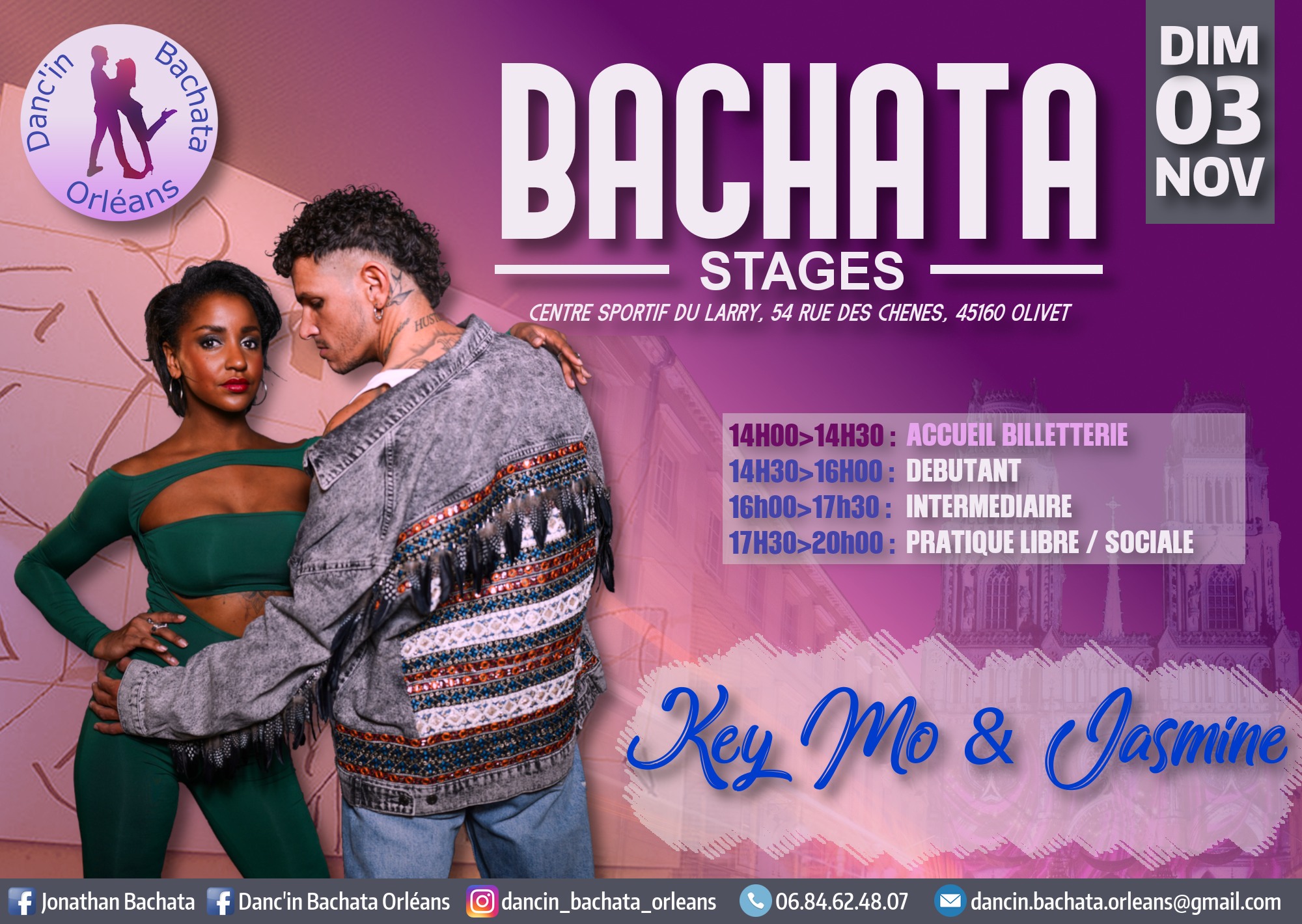Stages de Bachata - Key Mo & Jasmine