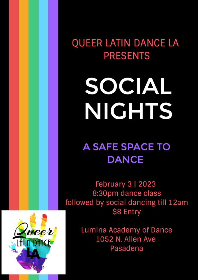 Tonight! Social Nights with Queer Latin Dance LA