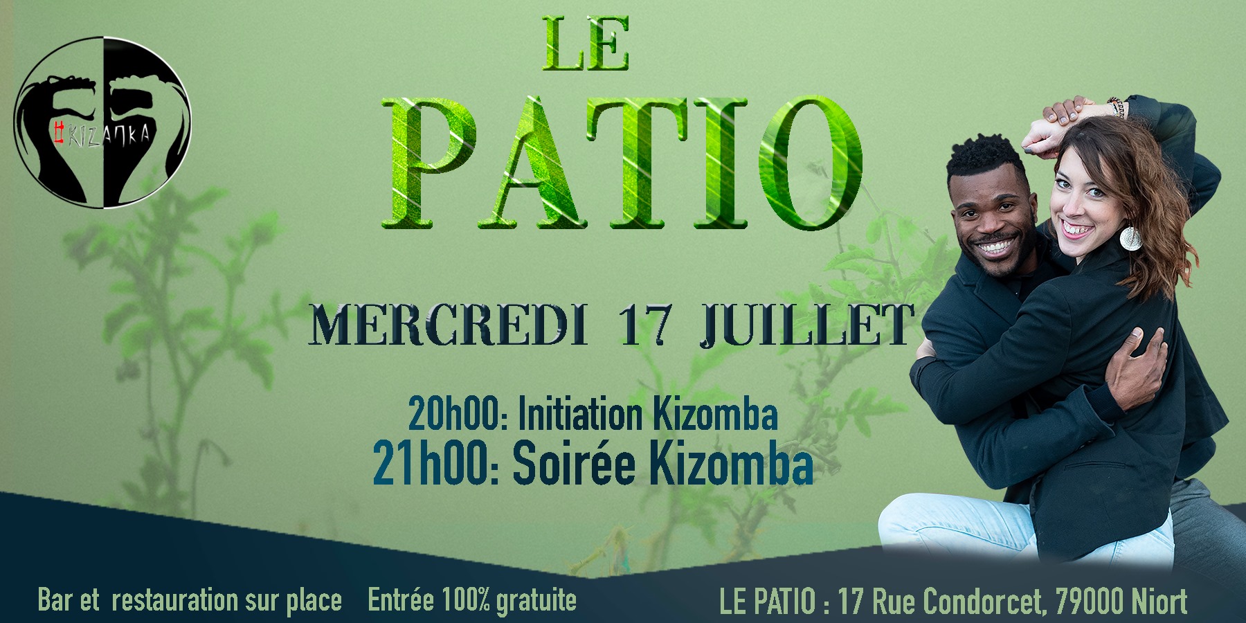 Initiation et soirée kizomba Le Patio