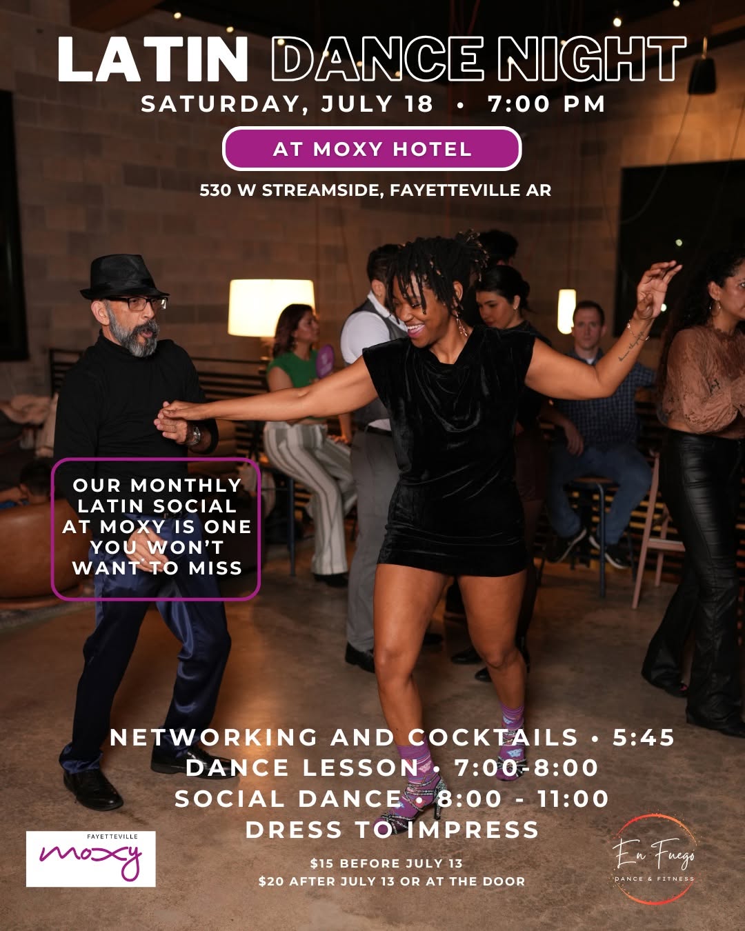 Latin Dance Night at Moxy!