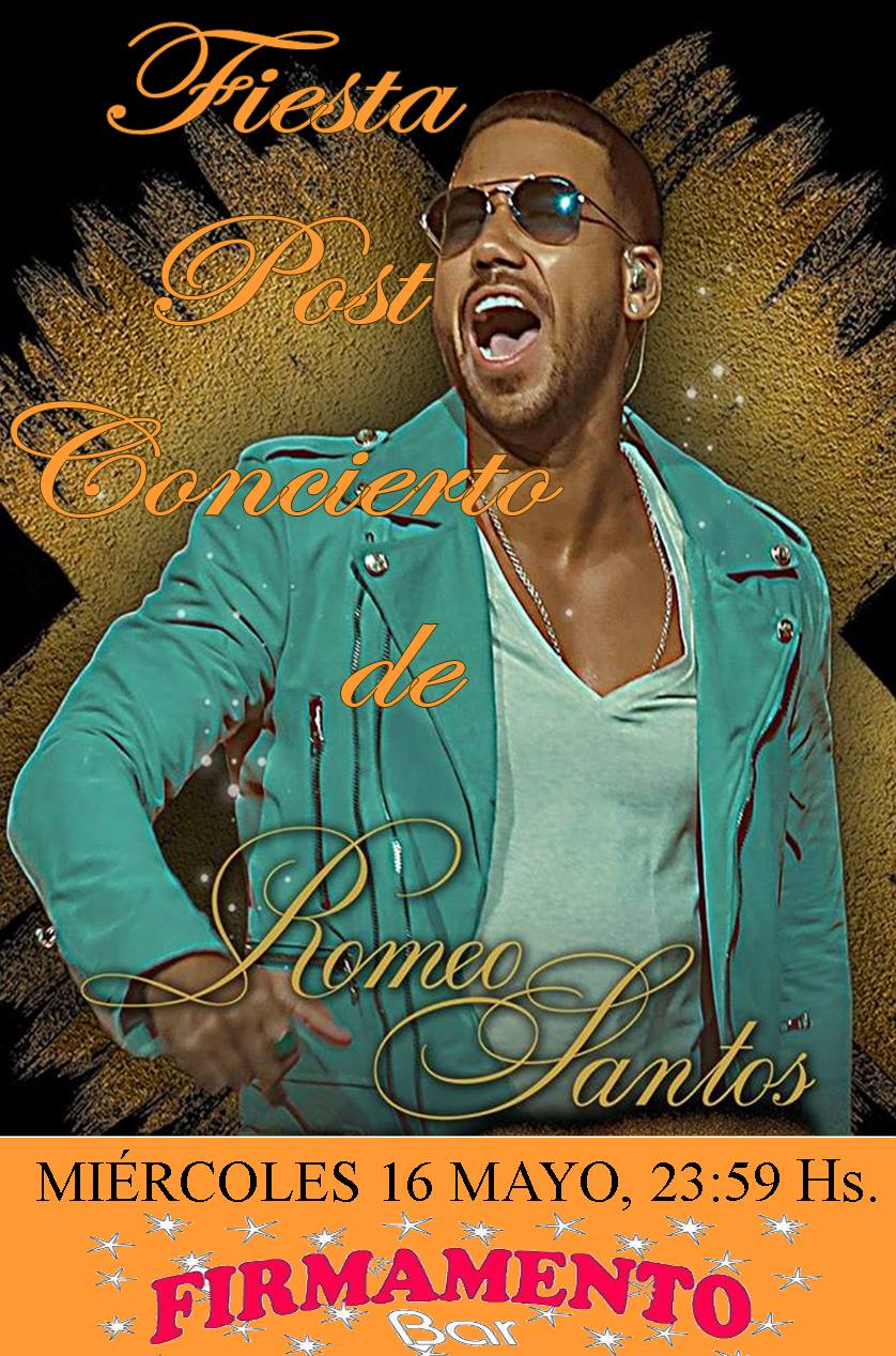 Fiesta Post Concierto Romeo Santos en Firmamento Bar