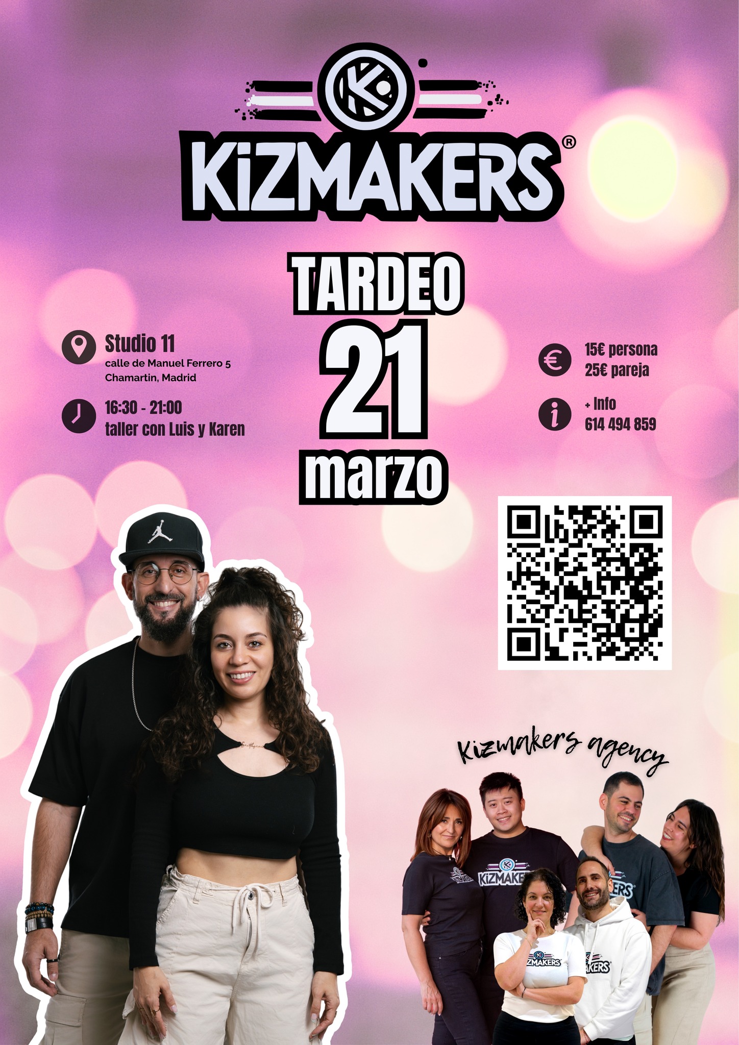 Tardeo Kizmakers Sábado 21 marzo 2026