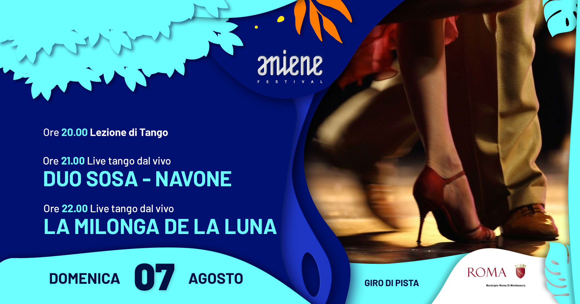 Milonga De La Luna โข Duo Sosa-Navone โข Aniene Festival 2022 โข Free Entry