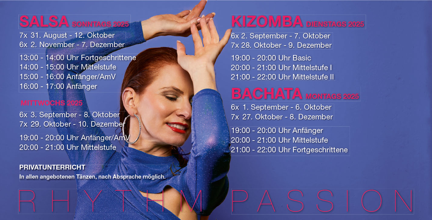 Neue Tanzkurse ab Ende August 2025 im Zollhaus Nähe Düsseldorf, Neuss & Mönchengladbach!