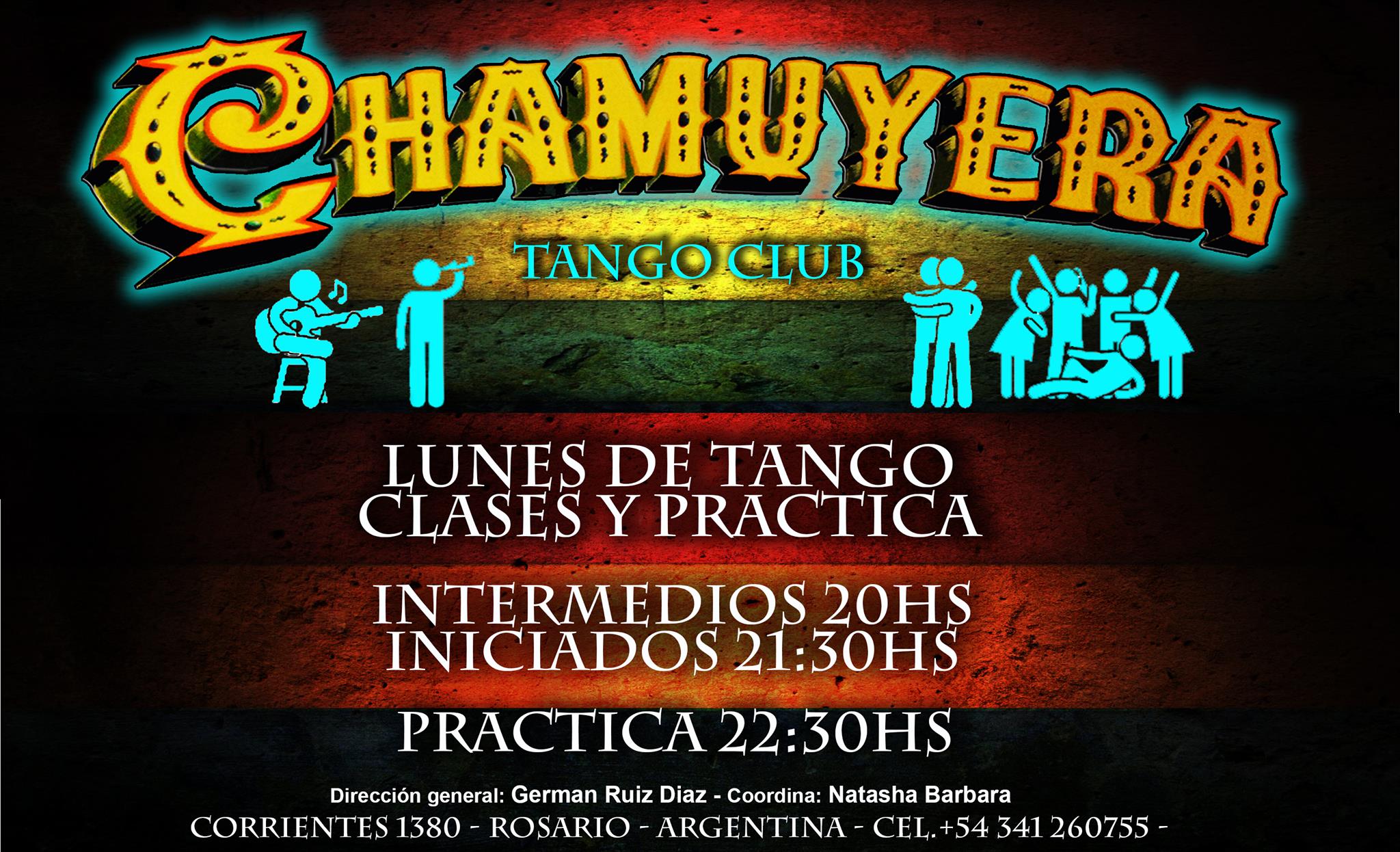 Lunes de Clase de Tango y Practica Gratis en la Chamuyera