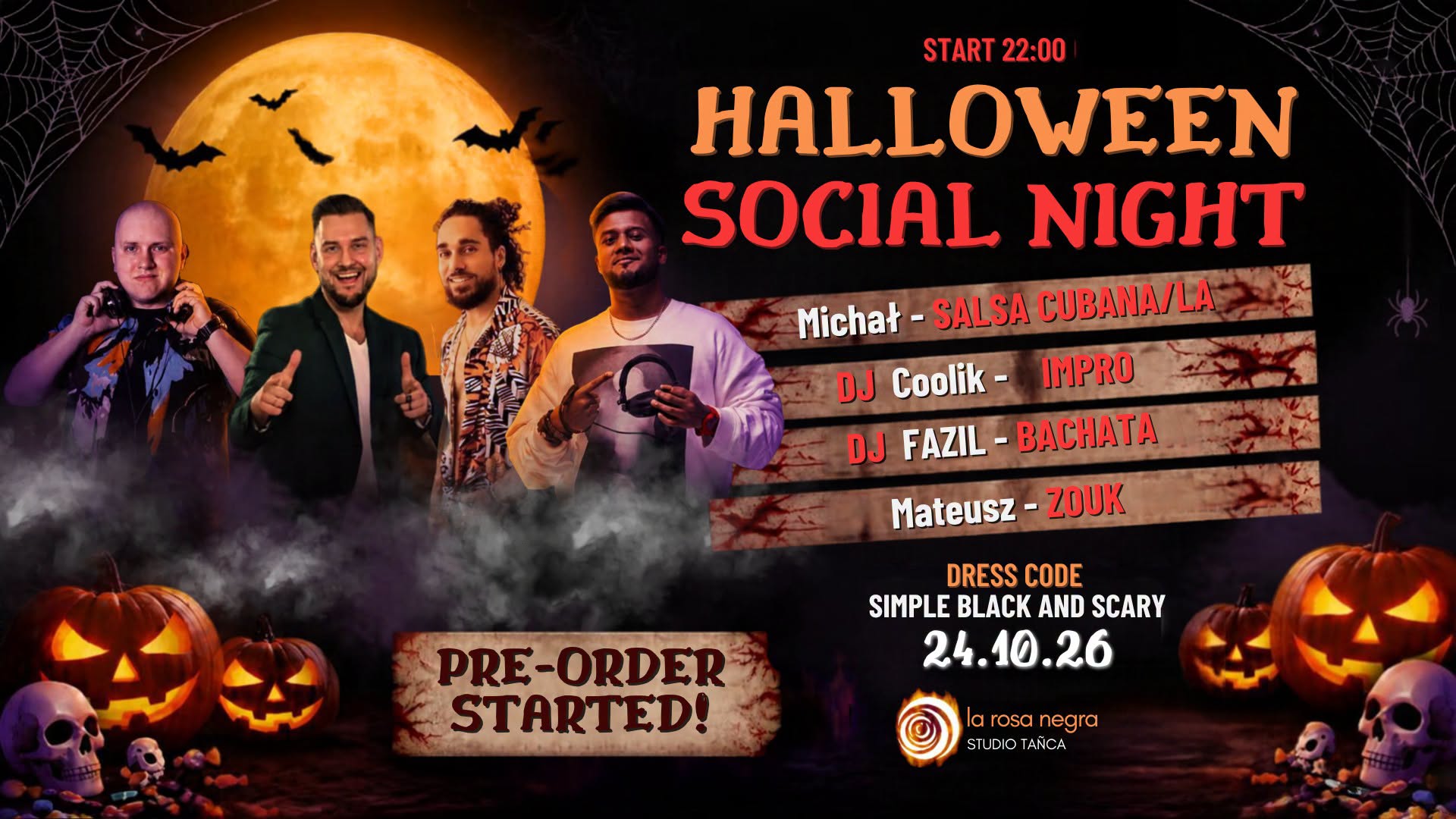 🎃 HALLOWEEN SOCIAL NIGHT 24.10.2026 🎃