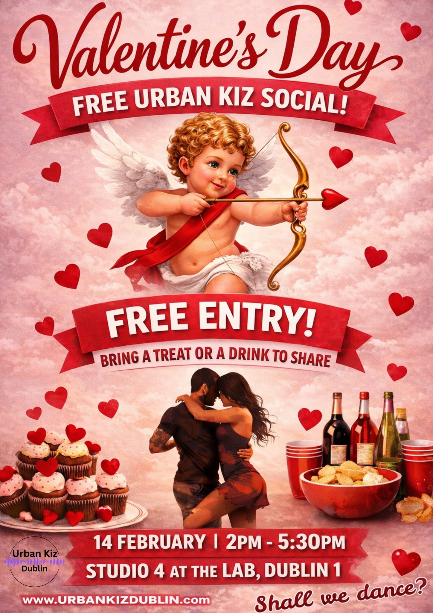 Valentine’s Day FREE Urban Kiz Social
