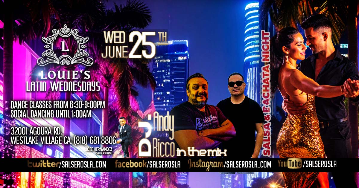 Club Louie's Salsa and Bachata Wednesday Night