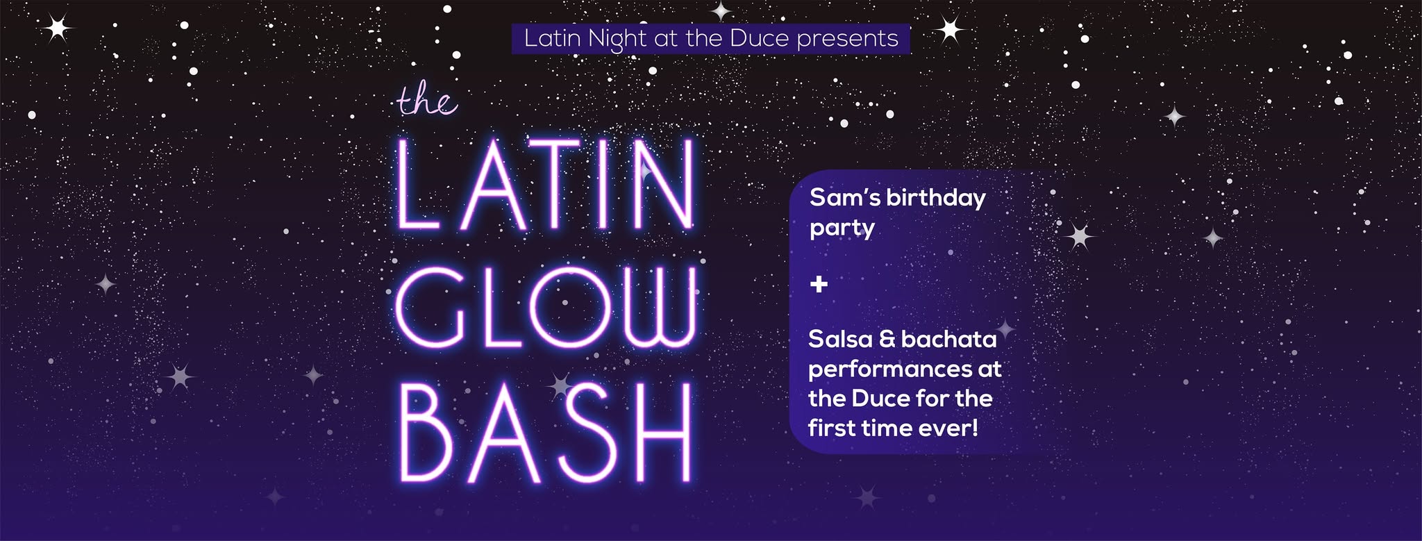 The Latin Glow Bash