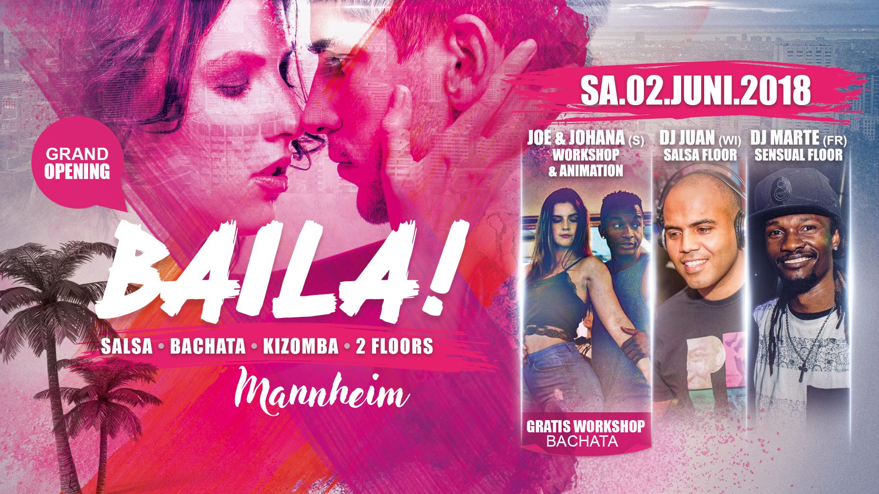Baila Mannheim • Grand Opening • Sa.02.Juni • 2 Floors