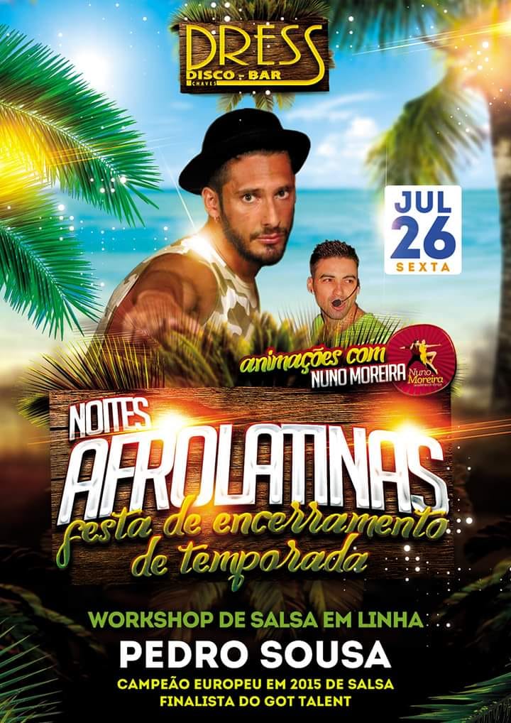 PressDiscoBar:Sexta 26 Jul:Noite AfroLatina com Pedro Sousa