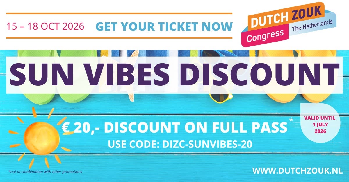 Dutch Zouk Congress The Netherlands 2026 - 14th edition - Official