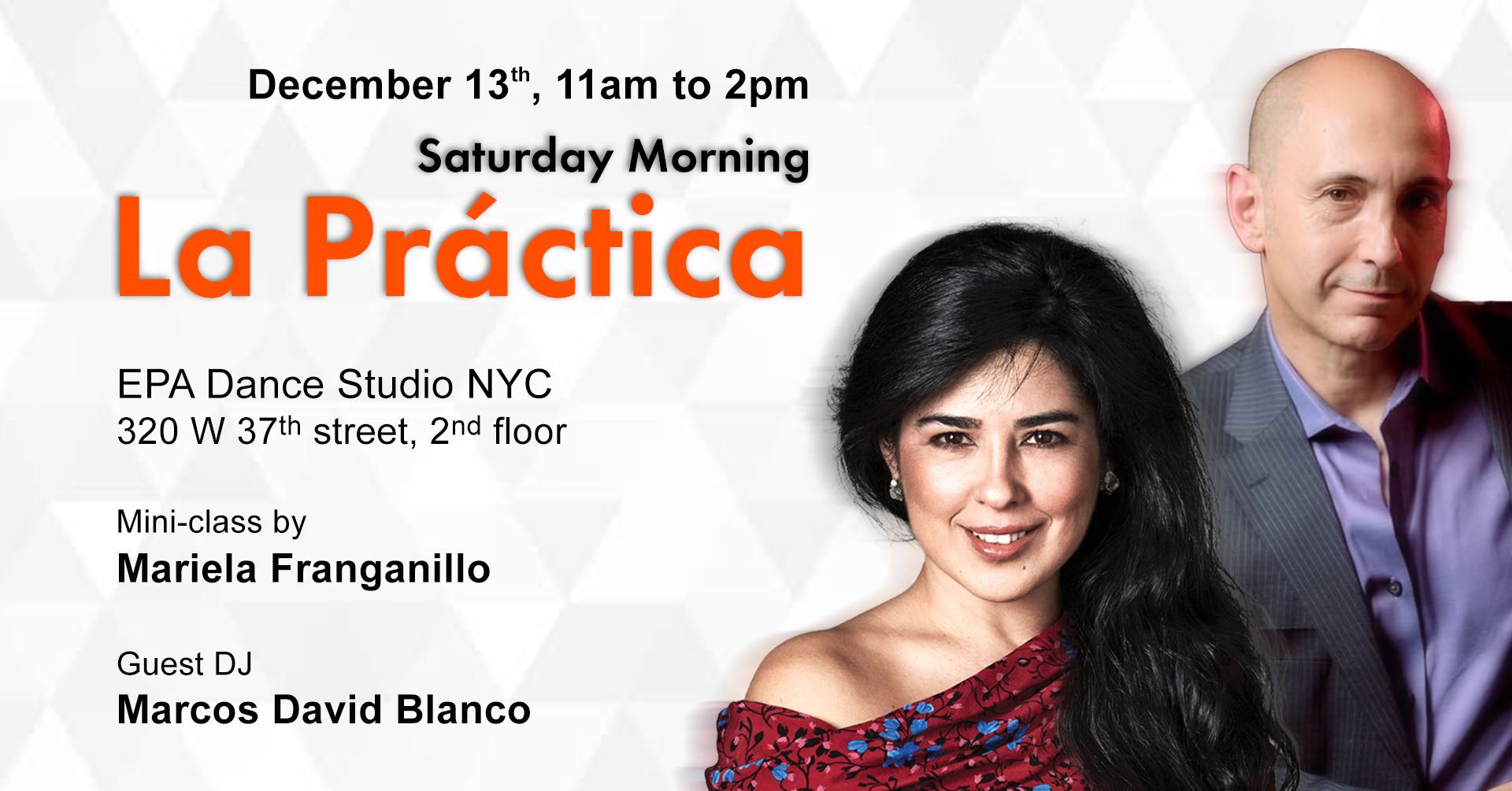 Mini-Class by Mariela, Guest DJ Marcos Blanco