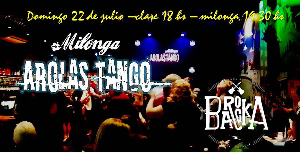 Domingo de milonga Arolas Tango en Adrogué